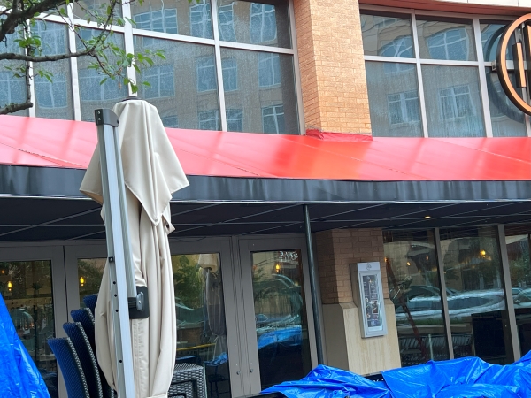 Commercial awning cleaning ashburn after