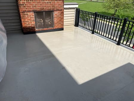 Patio cleaning after